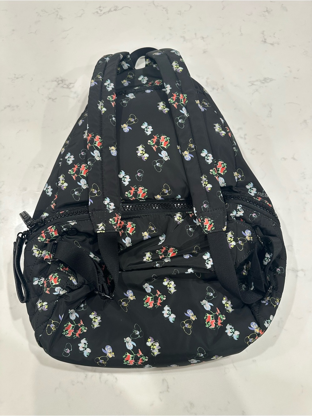 Rebecca Minkoff Floral Print Nylon Julian Backpack Bag - Flowers - Picture 4 of 14